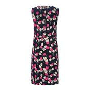 Load image into Gallery viewer, Navy/Lobster Tulip Print Shift Dress
