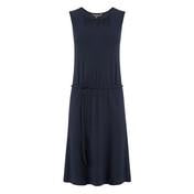Load image into Gallery viewer, Navy Keyhole Belted Dress
