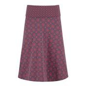 Load image into Gallery viewer, Tile Print Knee Length Jersey Skirt
