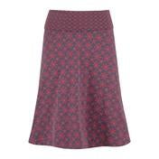 Load image into Gallery viewer, Tile Print Knee Length Jersey Skirt
