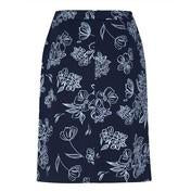 Load image into Gallery viewer, Navy A-Line Osterley Linear Skirt

