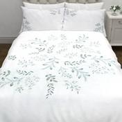 Load image into Gallery viewer, Sofia Embroidered Duck Egg Duvet Cover Bedset
