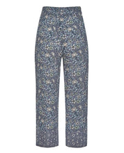 Load image into Gallery viewer, Cropped Artist Floral Border Trousers
