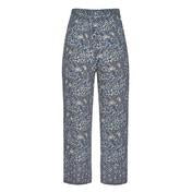 Load image into Gallery viewer, Cropped Artist Floral Border Trousers
