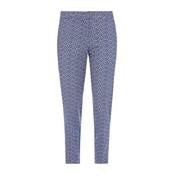 Load image into Gallery viewer, Ink Blue Waves Print Cafe Trouser
