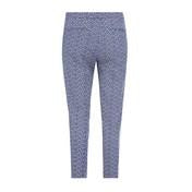 Load image into Gallery viewer, Ink Blue Waves Print Cafe Trouser
