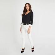 Load image into Gallery viewer, Ivory Regular Slim Leg Trousers
