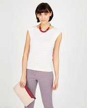 Load image into Gallery viewer, Antique Pink Mono Stripe Top
